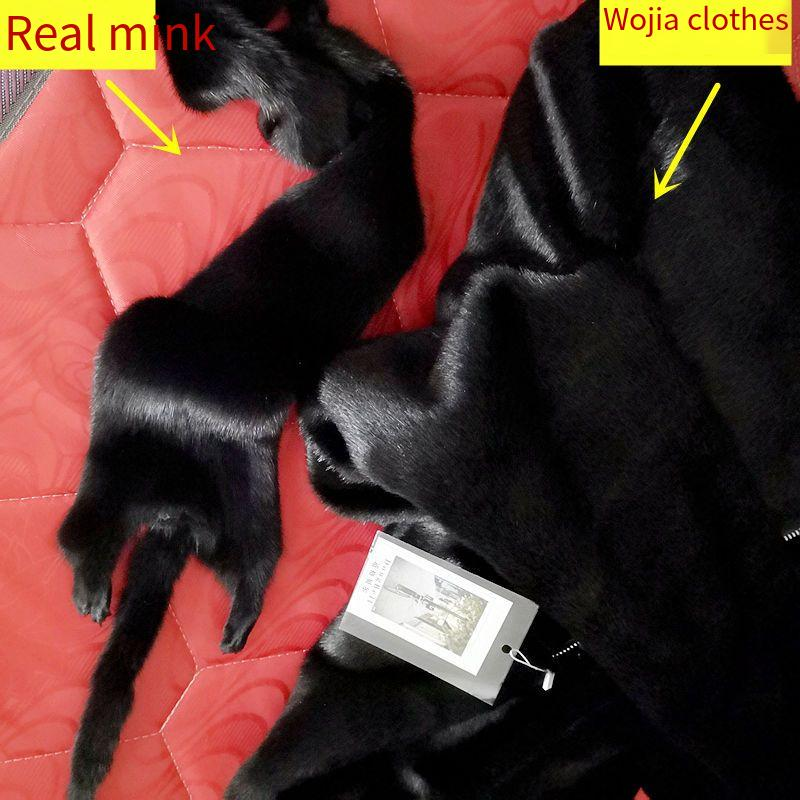 Cappotto di pelliccia sintetica di visone di lusso per uomo - Giacca in pelliccia sintetica nera di alta qualità con cappuccio o colletto a revers, cappotto lungo caldo invernale, vestibilità comoda, capospalla di media lunghezza_voghion.com