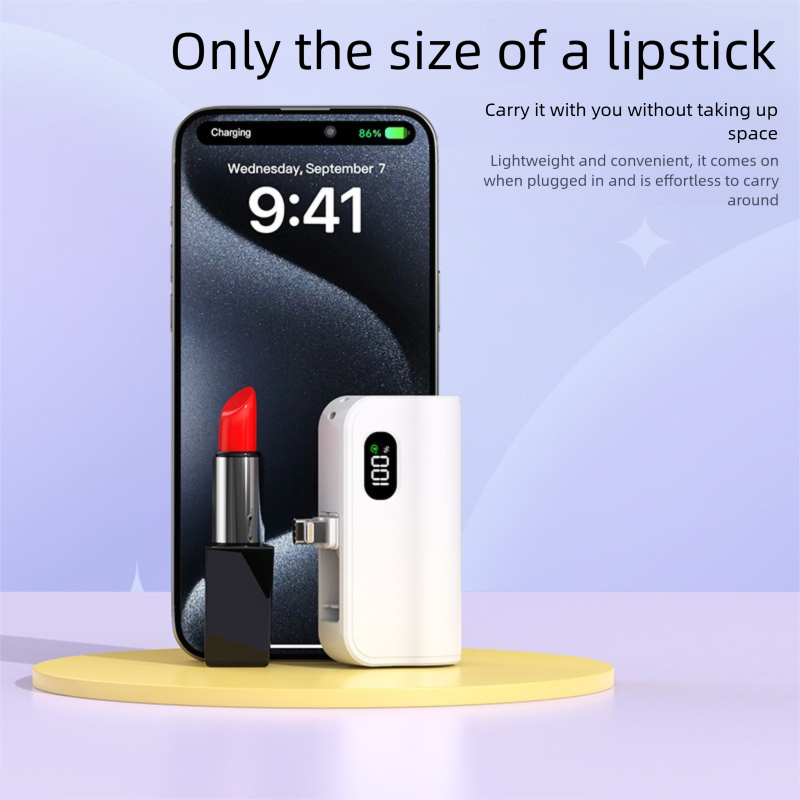 Nuova capsula nascosta con doppia interfaccia compatta e portatile Mini Power Bank_voghion.com