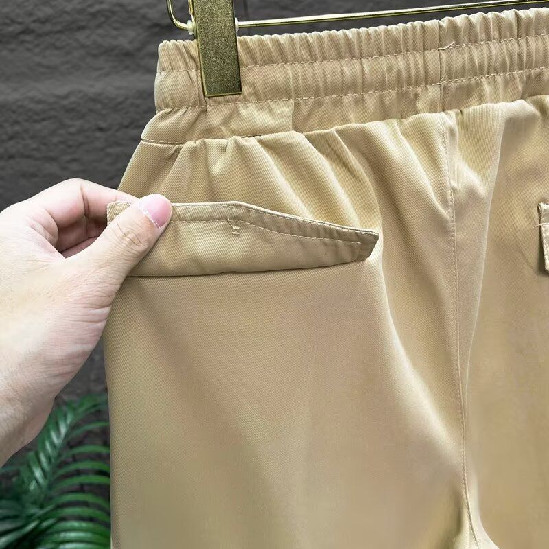 Men's Casual Jogger Shorts - Lightweight Summer Streetwear With Relaxed Fit, Multiple Colors & Extended Sizes (S-5XL)_voghion.com