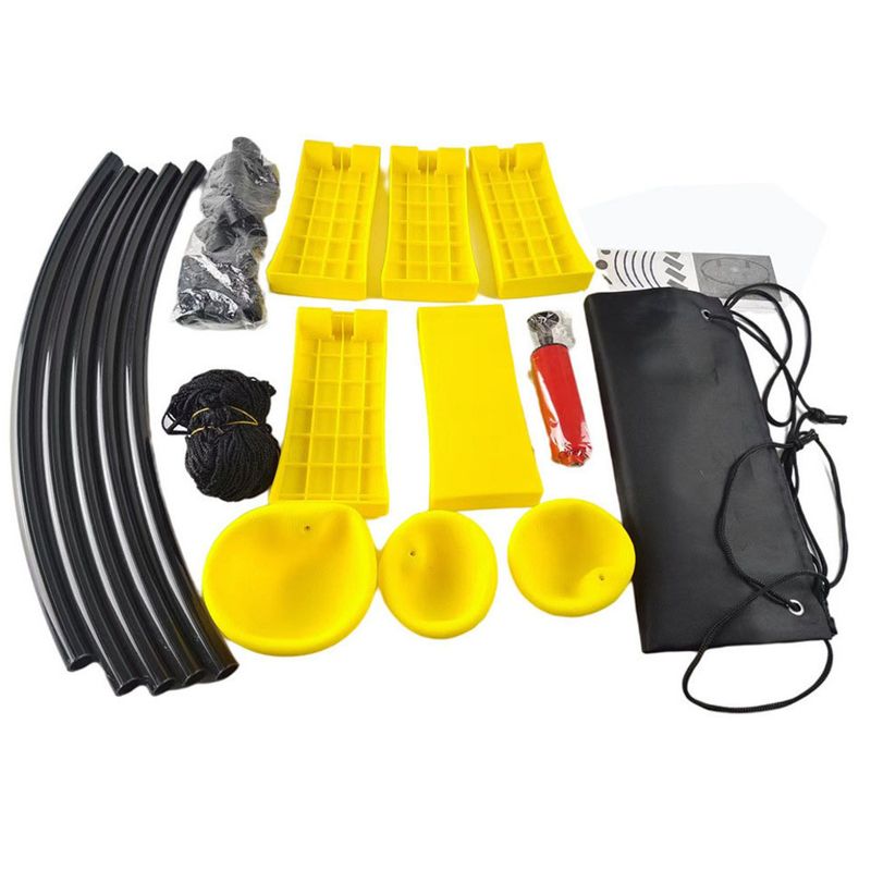 PVC Mini Beach Spiking Outdoor Training Entertainment Inflatable Yellow Volleyball_voghion.com