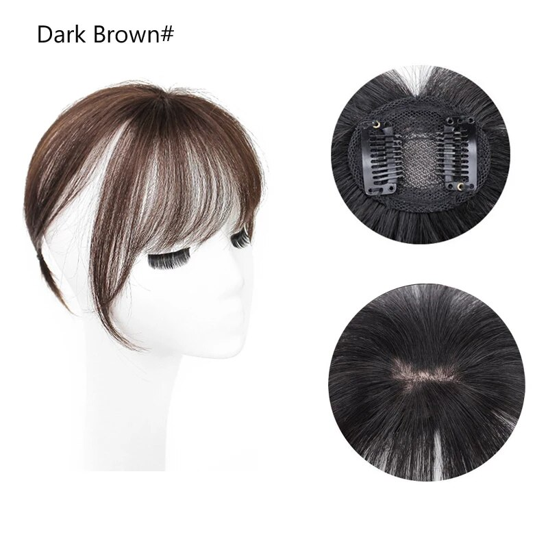 Fake 3D French Air Synthetic Fringe Clip on Extension Invisible Hair Bangs Wig Piece_voghion.com
