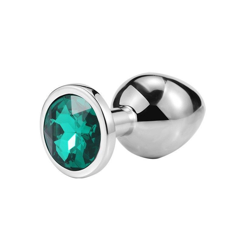 Plug anale per adulti in metallo a forma di cuore, argento, 1,8 mini perline rotonde_voghion.com