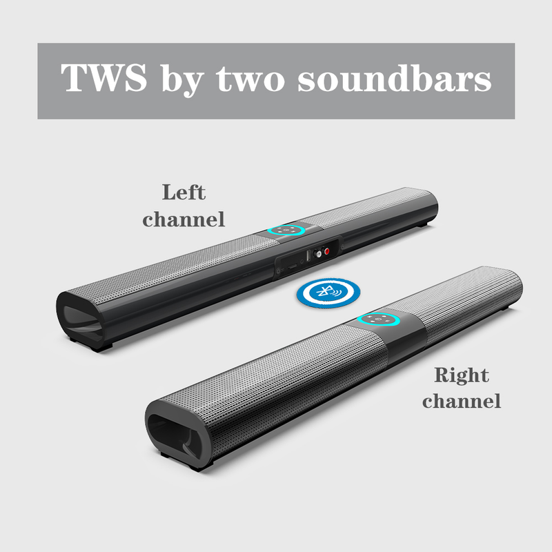 Bluetooth Bar System Super Power Ljud Högtalare Trådbunden Trådlös Surround Stereo För Hemmabio TV-projektor_voghion.com