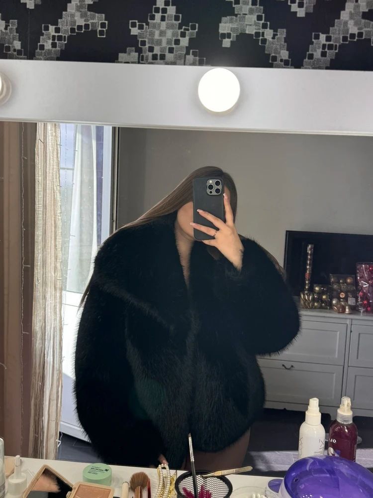 Damenbekleidung Eleganter Kunstpelzmantel, warmer Wintermantel mit gekerbtem Kragen und Taschen (Weiß-Schwarze Spitze, Kaffee, Beige, Schwarz, Beige-Kaffee) S-XXL_voghion.com