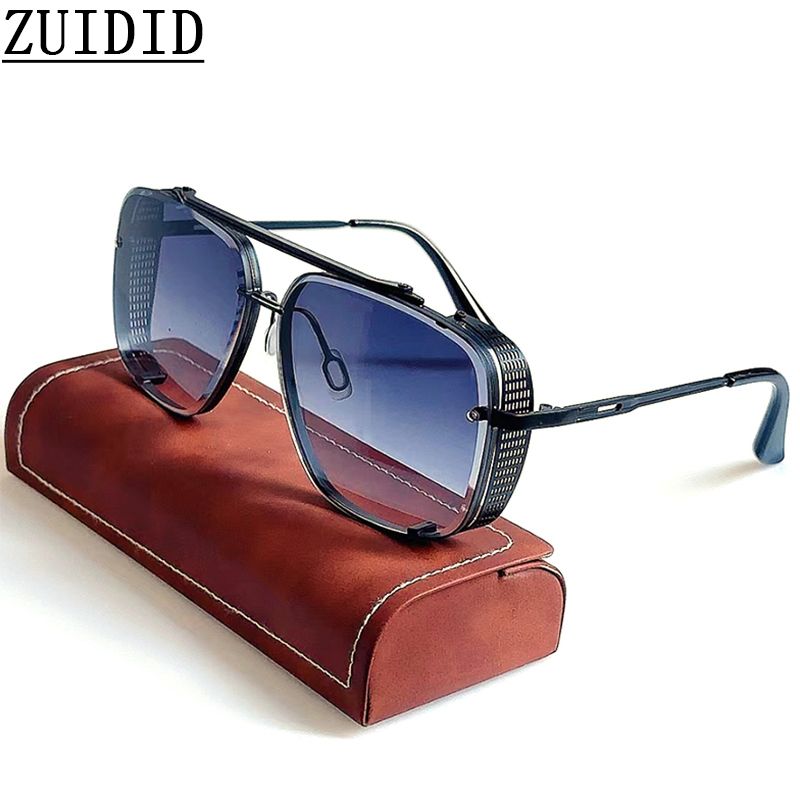 Mode Vintage Steampunk Männer Punk Übergroße Sonnenbrille Frauen Trendy Retro Quadrat Gafas De Sol Hombre Lunette Soleil Femme_voghion.com