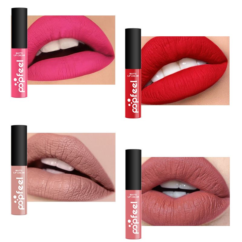 Make-up-Sets POPFEEL Lidschatten Lipgloss Rouge Foundation Lipgloss Lippenstift Make-up-Box Komplettset Kombination KIT014_voghion.com
