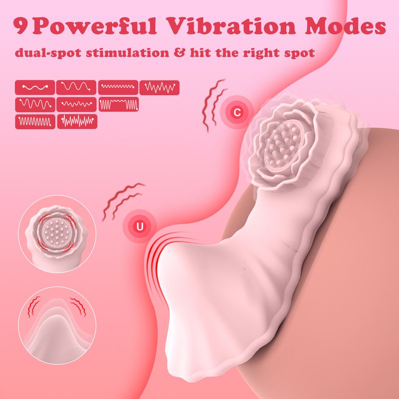 USB-betriebener Mini-Klitoris-Vibrator für Damen mit 9 Geschwindigkeiten, Höschenmassagegerät, tragbarer G-Punkt-Dildos, neues Sexspielzeug für Erwachsene_voghion.com