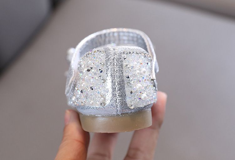 Mädchen Prinzessin Baby Kleine Große Jungen Mädchen Bogen Einzelnen Schuh Leder Tanzen Zeigen Schuhe_voghion.com