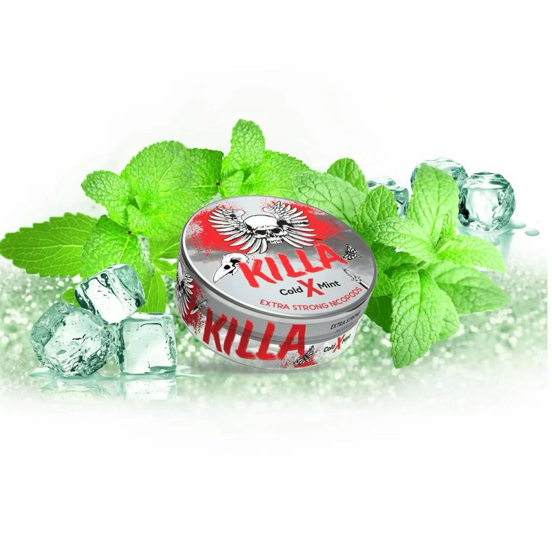 KILLA Extra Strong Nicotine Pouches 30mg SNUS (5 Cans-pack)_voghion.com