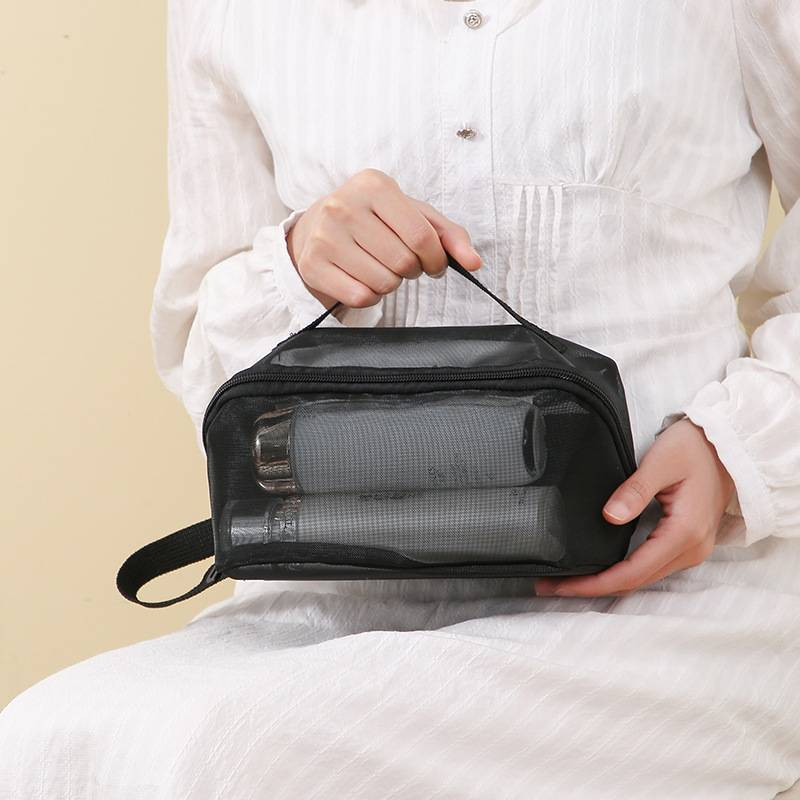 Storage Bags New Toiletry Travel Portable Mesh Large Capacity Cosmetic Bag_voghion.com