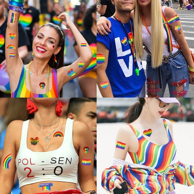 Pack de 10 pegatinas del Orgullo: calcomanías inclusivas LGBTQ+ con diseños bisexuales, transgénero y lésbicos para portátil y casco._voghion.com