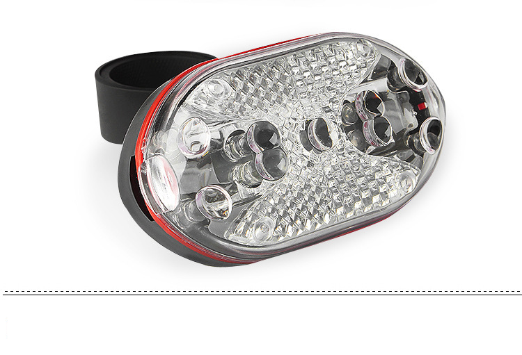 Feu arrière de vélo 9 LED, feu arrière rouge, éclairage de selle de vélo de montagne, feu d'avertissement LED_voghion.com