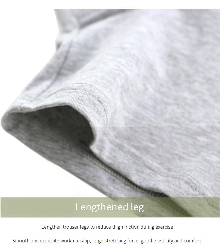 Intimo da uomo in puro cotone, boxer sportivi con apertura laterale, pantaloncini da uomo traspiranti convessi a U_voghion.com