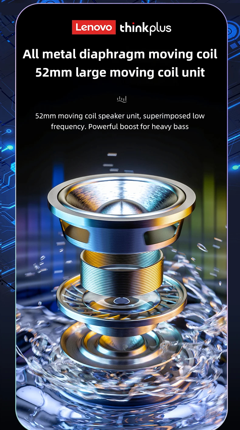 Original Lenovo K3 Plus Wireless Bluetooth Speaker Portable Music Player Cool RGB SoundBox Low Latency HiFi Stereo Loudspeaker_voghion.com