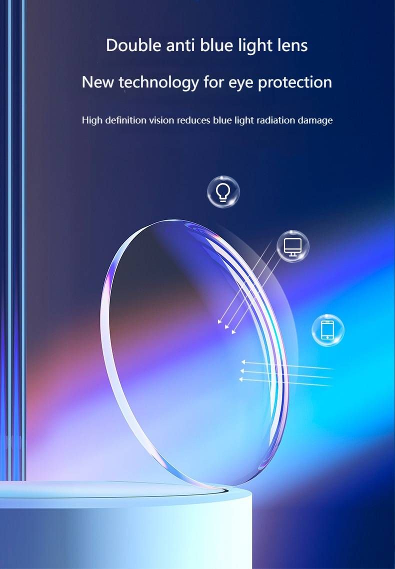 Blue Light Blocking Progressive Reading Glasses – Photochromic, Anti-UV, Multifocal Lens With Lightweight Memory Titanium Frame For Men & Women_voghion.com