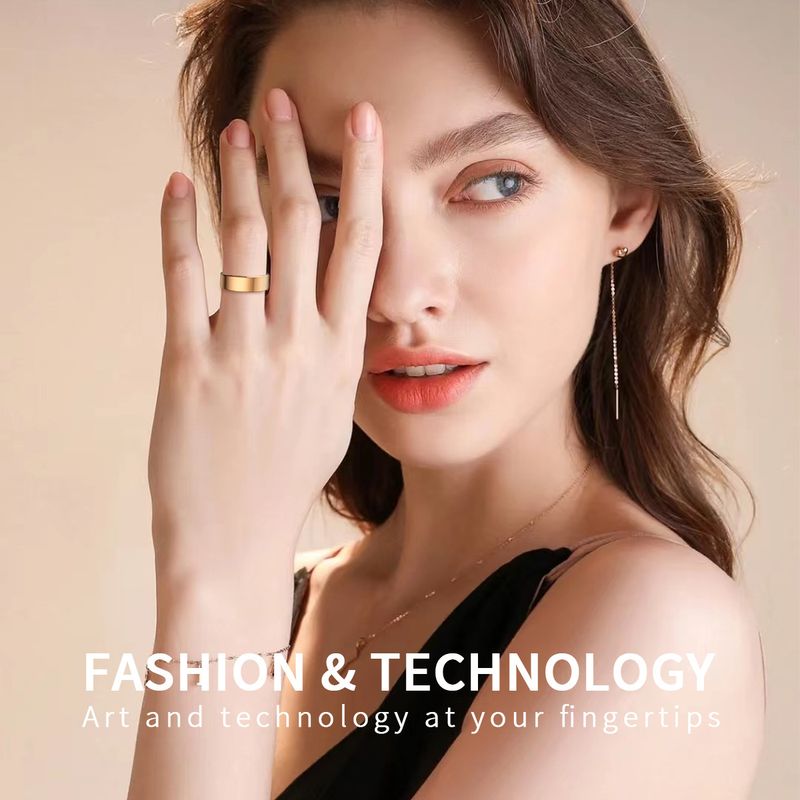 SmartRing Men Women Fitness Tracker Ring Waterproof Bluetooth 5.3 Sport Ring Multi-sport Modes For Android IOS_voghion.com