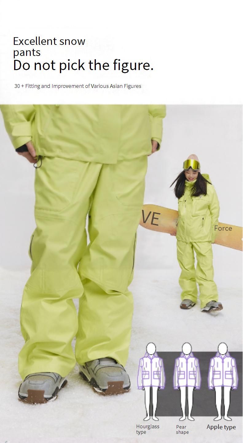 ProFlex Ski Pants – Waterproof & Windproof Snowboarding Trousers With Thermal Insulation For Men & Women_voghion.com