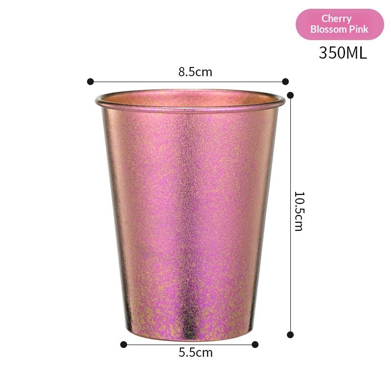 QFV50704555550<== New Pure Beer Crystal Outdoor Camping Water Juice Single Layer High-Value Titanium Portable Cup Wholesale_voghion.com