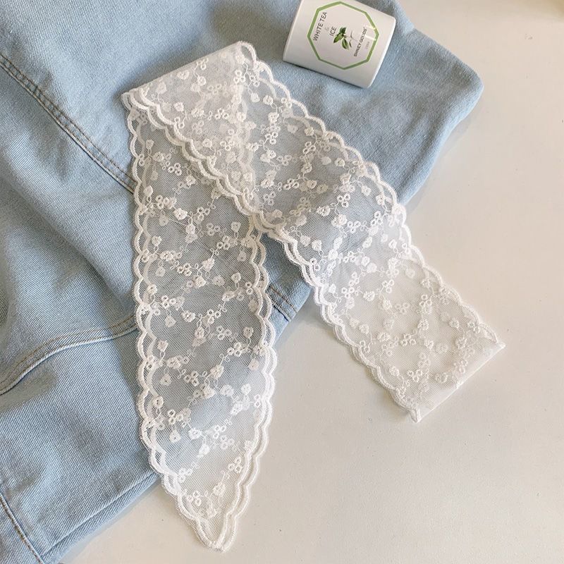 Korean Style New Mori Lace Long Scarf For Women, Unique Versatile Decorative Ribbon, French Hairband, Multi-functional_voghion.com