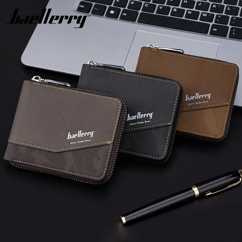 New Versatile Baellerry Short Men's Style Multifunctional Wallet_voghion.com
