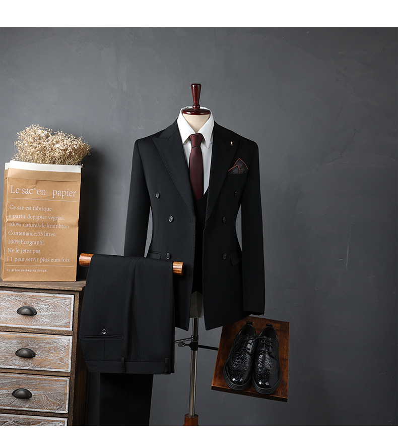Männerkleeder Duebelknäppchen Kostüm Kostüm Hochzäit Bräitchemann Kostümjacket_voghion.com