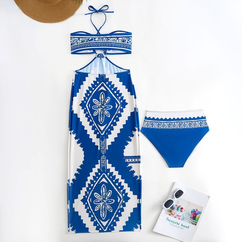 Odzież damska Split Women's Swimsuit Vacation Bikini Swimsuit_voghion.com