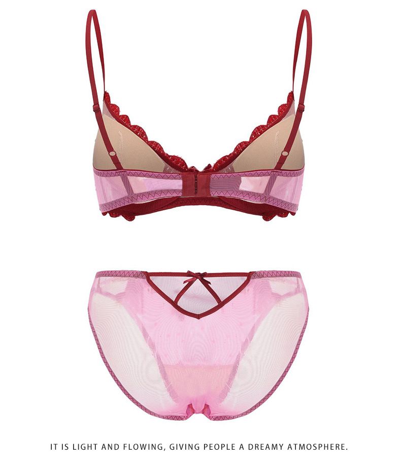 Intimo e pigiami Reggiseno intimo sottile con scollo all'americana e ricamo Love Mesh_voghion.com