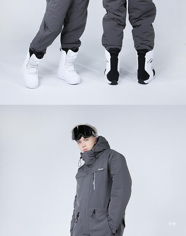 Conjunto de esquí unisex de una pieza para exteriores, resistente al frío, impermeable, resistente al viento, grueso y cálido, para ciclismo y pesca en invierno._voghion.com