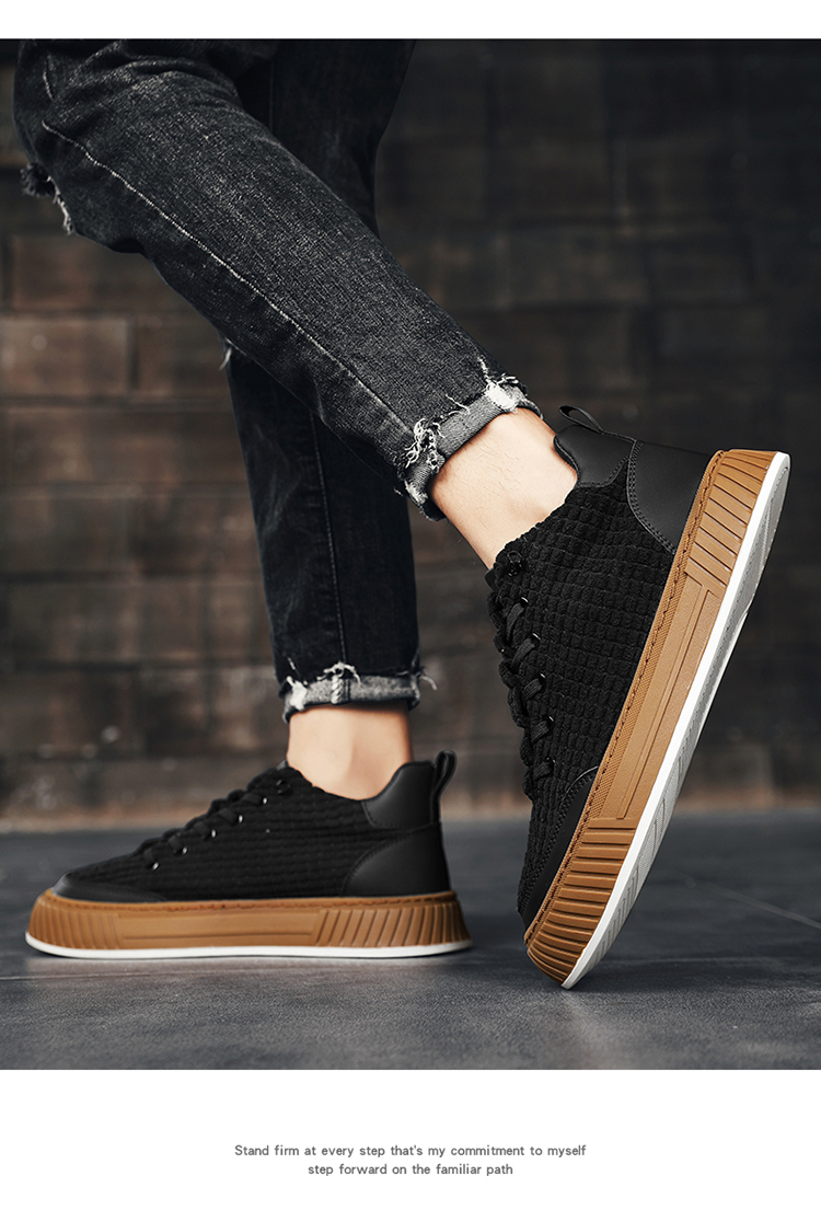 New Autumn And Winter High-top Cotton Shoes, Casual Shoes, Trendy Shoes, And Board Shoes_voghion.com