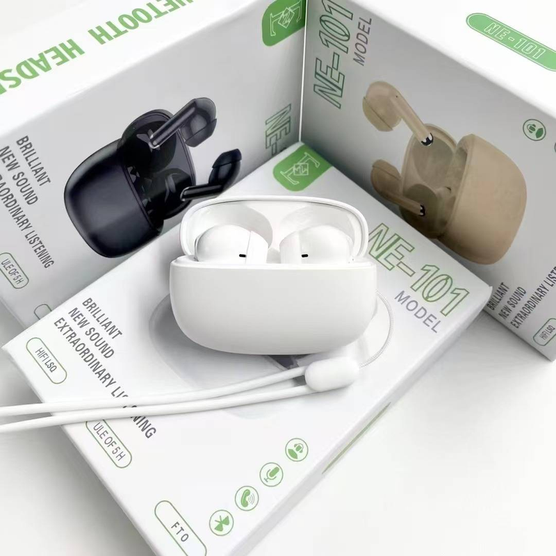 Noi căști fără fir Căști Căști Căști cu anulare a zgomotului Căști fără fir cu microfon pentru iPhone/Android._voghion.com