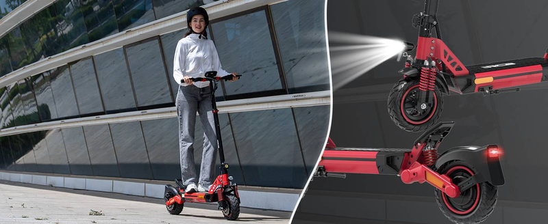 RCB D5 Offroad-Elektroroller, Straßenzulassung (ABE), 500 W, 90–100 km, 20,8 Ah, 10-Zoll-Offroad-Scooter für Erwachsene, APP, doppelte Stoßdämpfung, faltbar_voghion.com