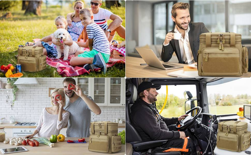 Taktische Lunchtasche für den Außenbereich, Snacktasche zur Langzeitisolierung und -konservierung_voghion.com