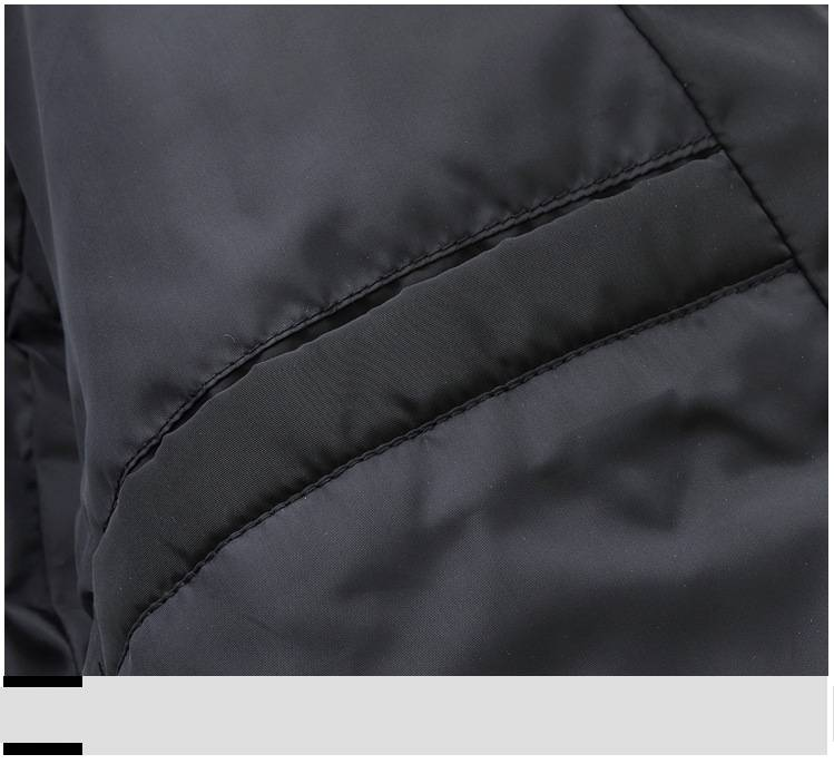 Herrenbekleidung, extra lange Daunenjacke mit abnehmbarer Fuchspelzkapuze, wasser- und winddichter Wintermantel für extrem kaltes Wetter (-30 °C bis -15 °C)_voghion.com
