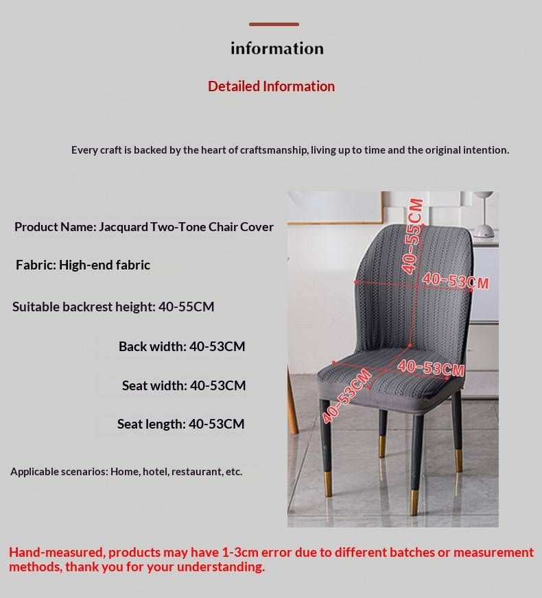 Coprisedie moderne in jacquard – Coprisedie da pranzo in poliestere elasticizzato con elastico antiscivolo, design a righe per casa e bar_voghion.com