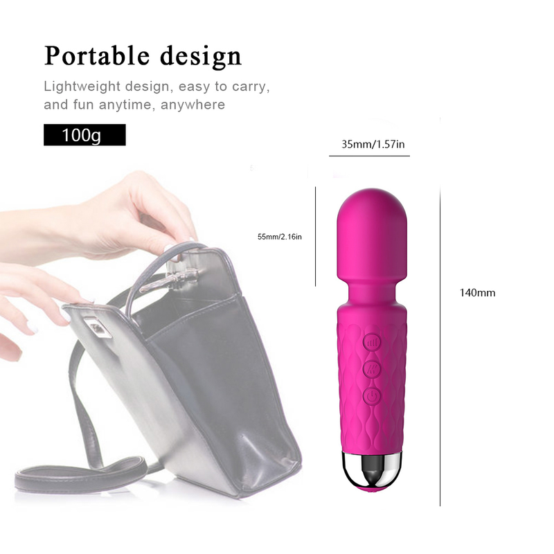 20 Speed Powerful Vibration Av Magic Wand Clitoral Stimulation Massage Masturbator Dildo Vibrator Adult Sex Toys_voghion.com