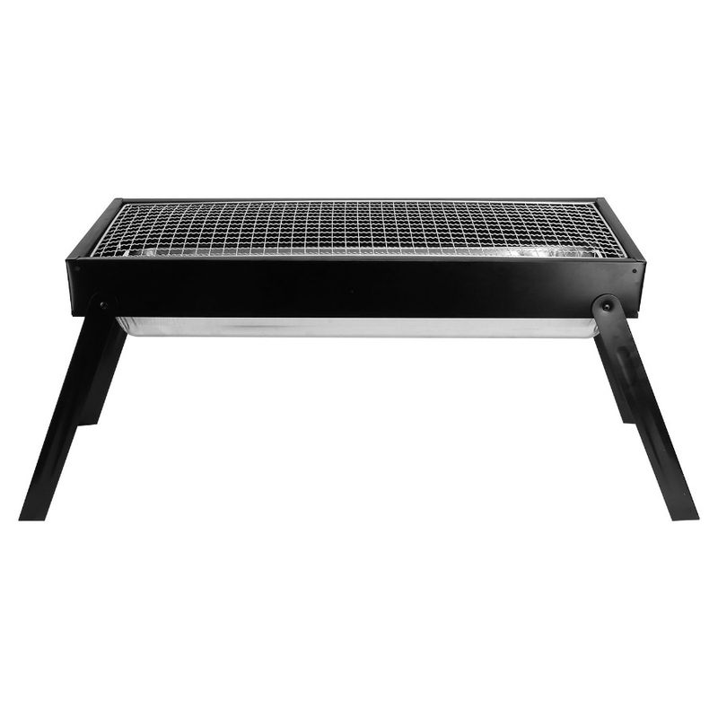 Setup Net Picnic Stainless Grill Foldable Charcoal BBQ Portable Camping Barbecue Outdoor Tabletop Pa For Steel Grill Easy Grill_voghion.com