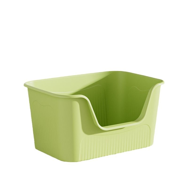 Pet Supplies Extra Grote Open Anti-Splash Met Schep Halfgesloten Kattenbak_voghion.com