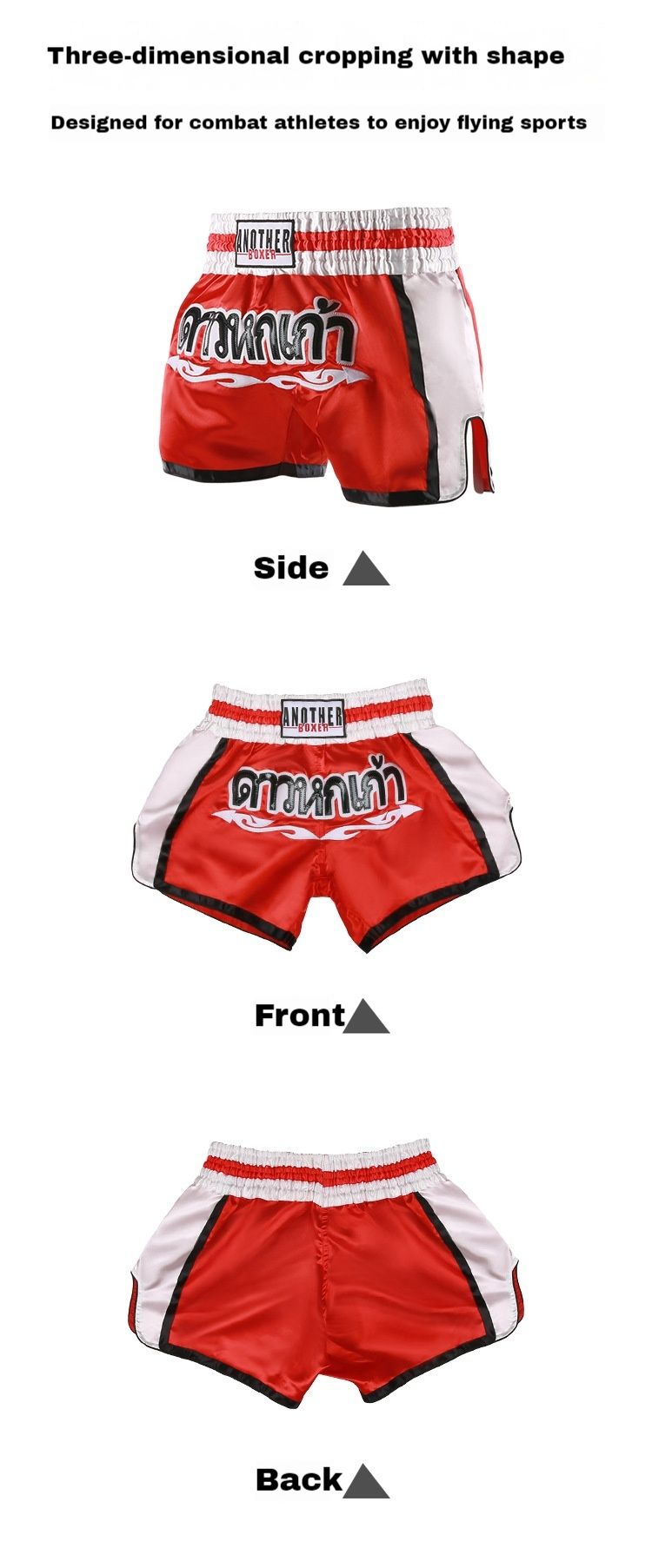 Pantalones cortos de Muay Thai nuevos para competiciones de artes marciales mixtas (MMA), uniformes de Sanda para hombres y mujeres adultos._voghion.com
