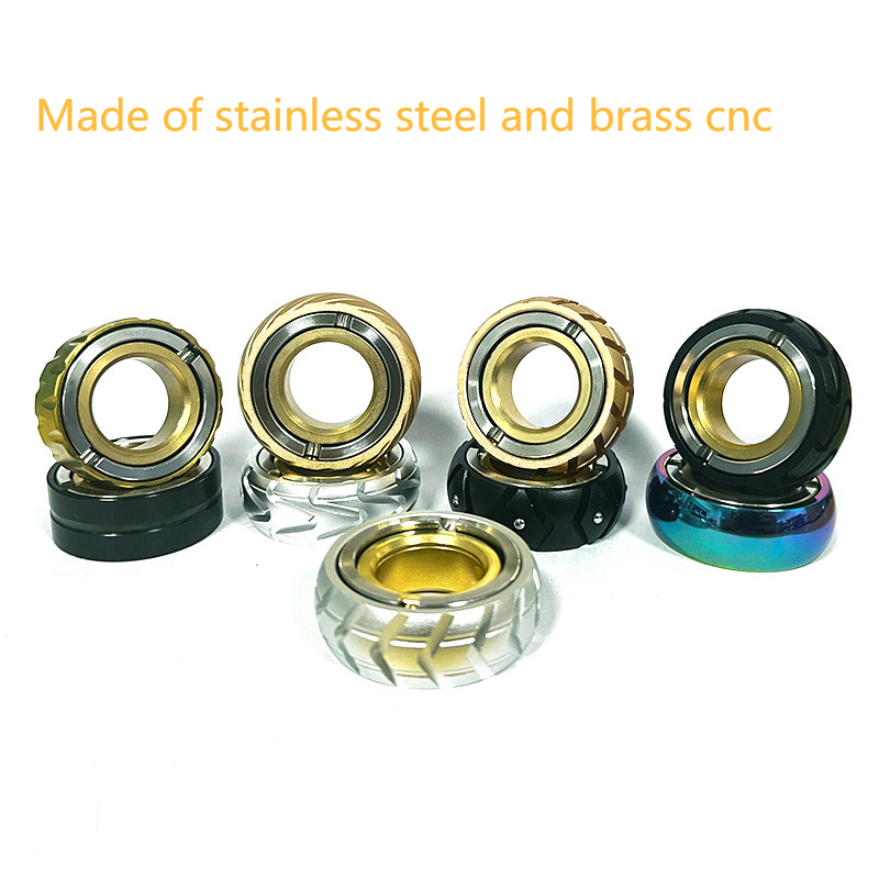 Mechanischer Ring Fidget Spinner Ring Klimpern Dekomprimieren Spielzeug Metall Erwachsene_voghion.com