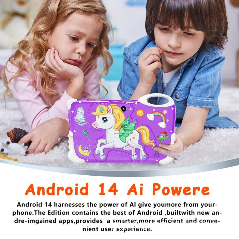 7-inch Kids Learning & Gaming Tablet Storage Android Tablet With Parental Control_voghion.com