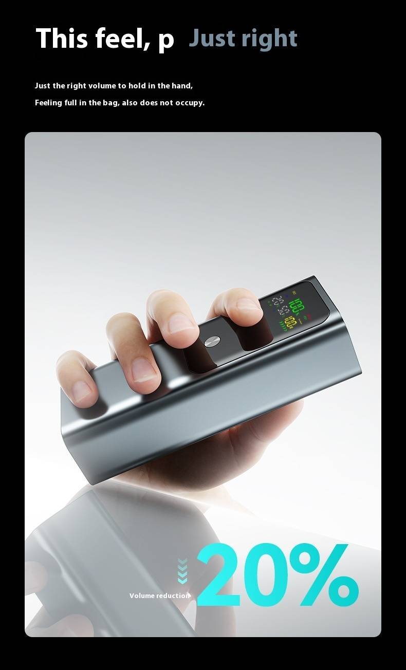20000mAh 100W PD Fast Charging Power Bank - Bidirectional Super Quick Charge For Laptop & Smartphones, High Capacity Portable Charger_voghion.com