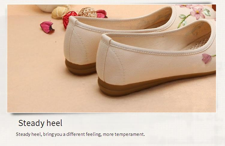 Scarpe da donna, nuovo stile, vecchie scarpe in tessuto di Pechino, traspiranti, in cotone e lino, piatte, ricamate, scarpe singole antiscivolo, scarpe retrò_voghion.com