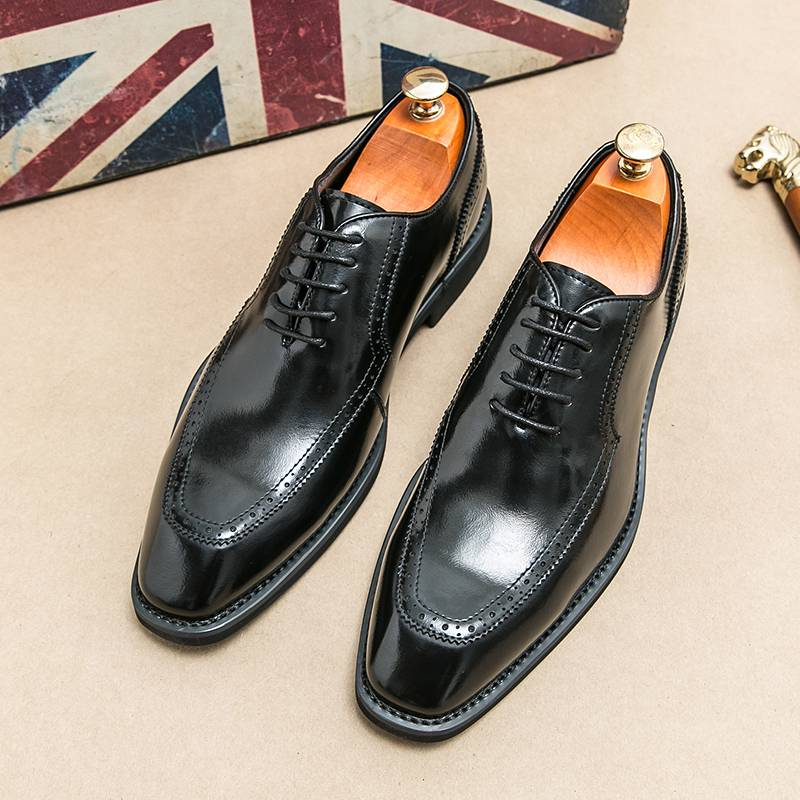 Newest Italian Oxford Shoes For Men Luxury Patent Leather Wedding Shoes Pointed Toe Dress Shoes Classic Derbies Plus Size 38-46_voghion.com
