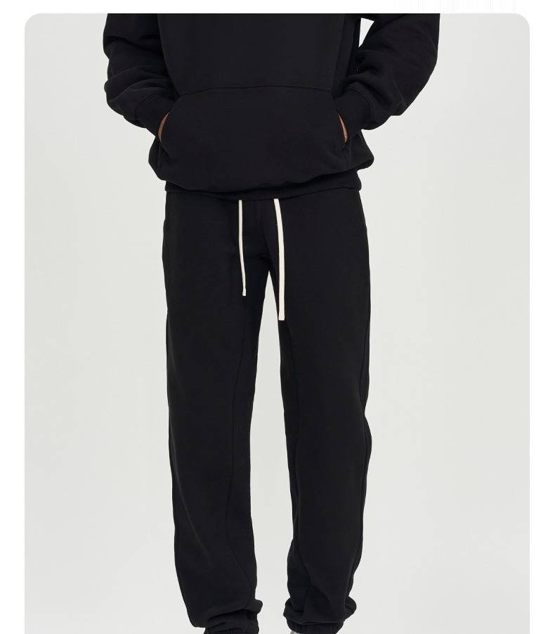 Conjunto de chándal de polar autocalentable – Estilo retro urbano (tallas S-XXL, mezcla de algodón de 350 g/m²)_voghion.com