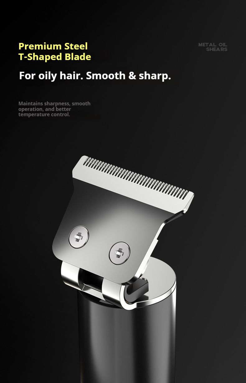 Professioneller Haarschneider – Wiederaufladbarer kabelloser Haarschneider mit LCD-Bildschirm, verstellbaren Kämmen und leisem Motor für Männer, Frauen und Haustiere_voghion.com