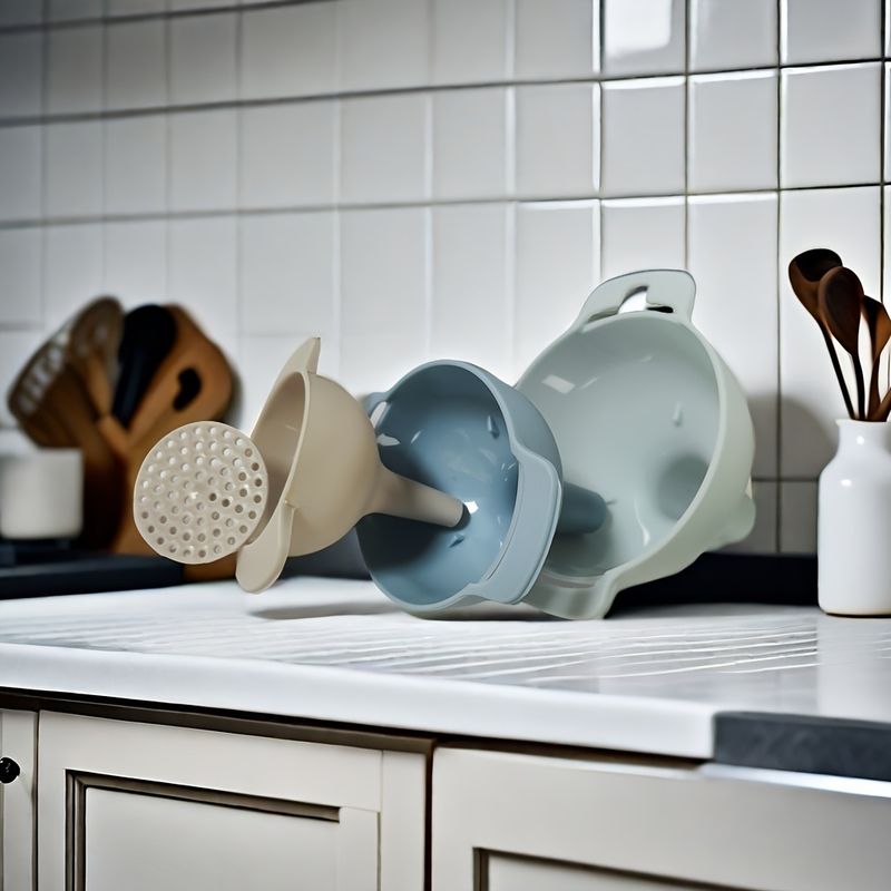 1SET 4 IN 1 Multifunctional Funnel Set Kitchen Oil Leakage Liquid Dispensing Filter_voghion.com