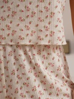 2025 Homewear Spring Summer New Printed Shorts Short Sleeve Fashion Casual Women's Pajamas_voghion.com