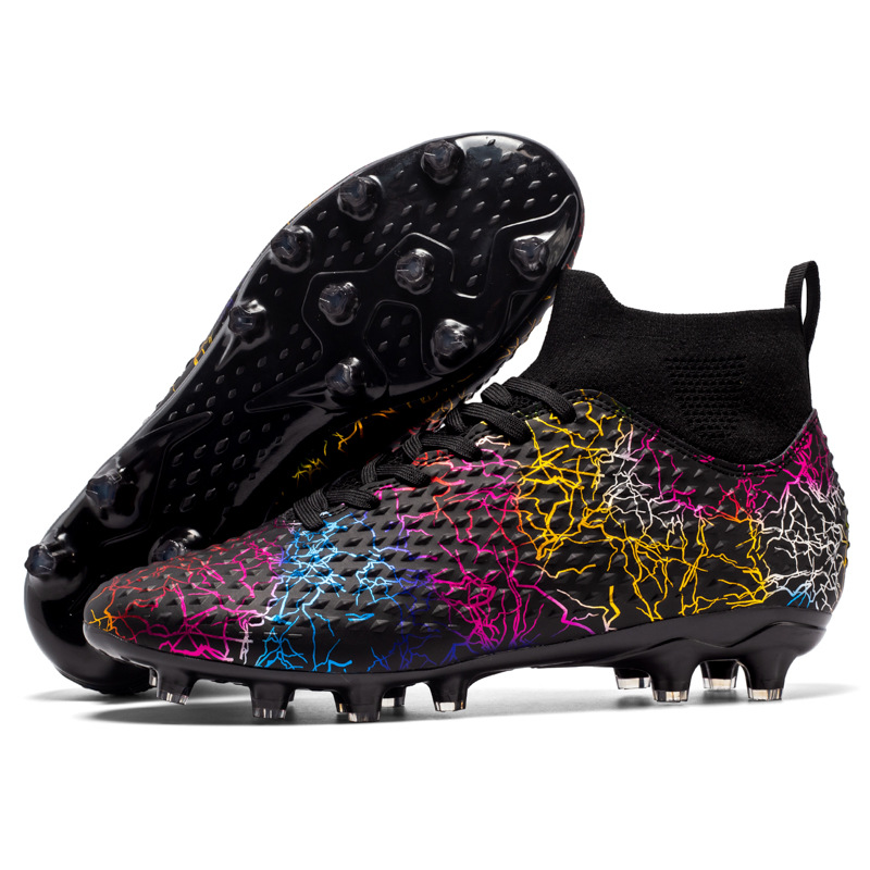 2023 New Breathable Durable Indoor High Collar, Long Nail, Short Nail Couple Football Shoes, Training Shoes_voghion.com