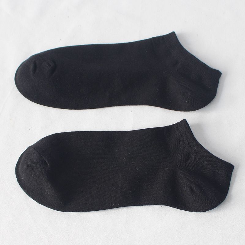 Übergroße Bootssocken für Herren, dünne, einfarbige Socken, feuchtigkeitsableitende Baumwollsocken und Söckchen_voghion.com