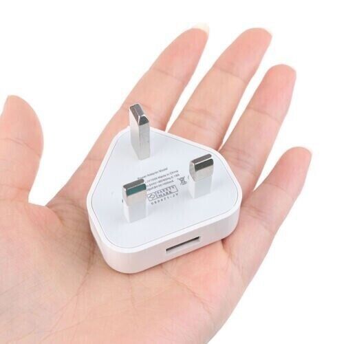 Universelles tragbares UK-Stecker-3-Pin-USB-Netzteil 5V 1A Wandladegerät für Telefone_voghion.com